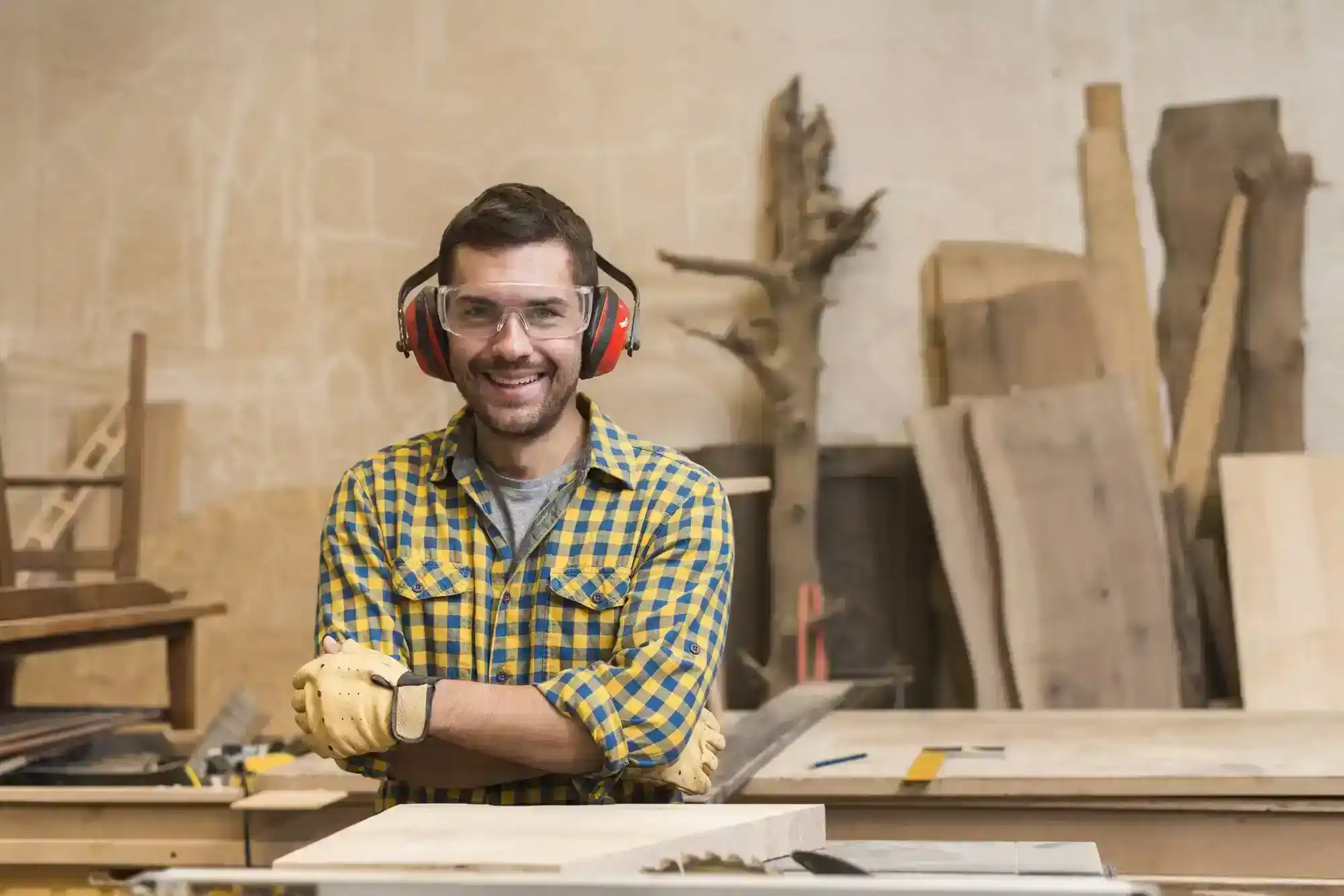 A well-organized workspace featuring Karegarr pegboards and storage solutions, reflecting Karegarr's commitment to providing functional and stylish organizational products for homes and businesses.